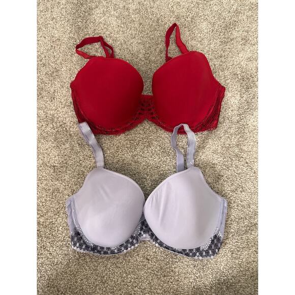 Wacoal Other - Wacoal La Femme Underwire T-shirt Bra Bundle (2)-32DD